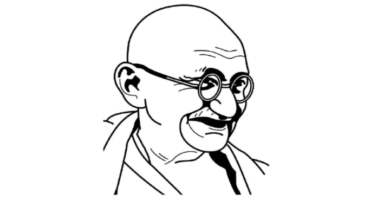 Drawing:Fe07zhzyfv4= Gandhi