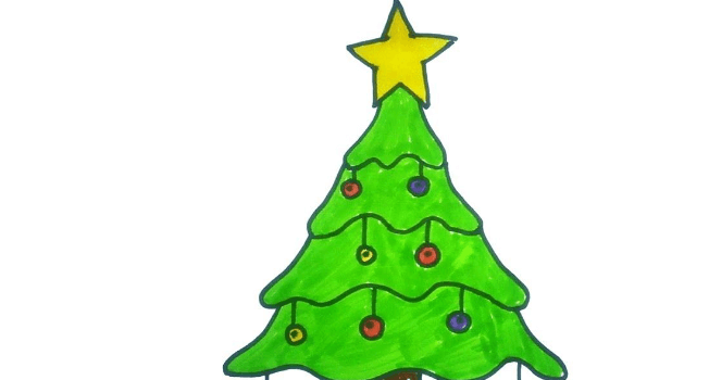 Cute:4tyv4g2vqmo= Christmas Tree Drawing